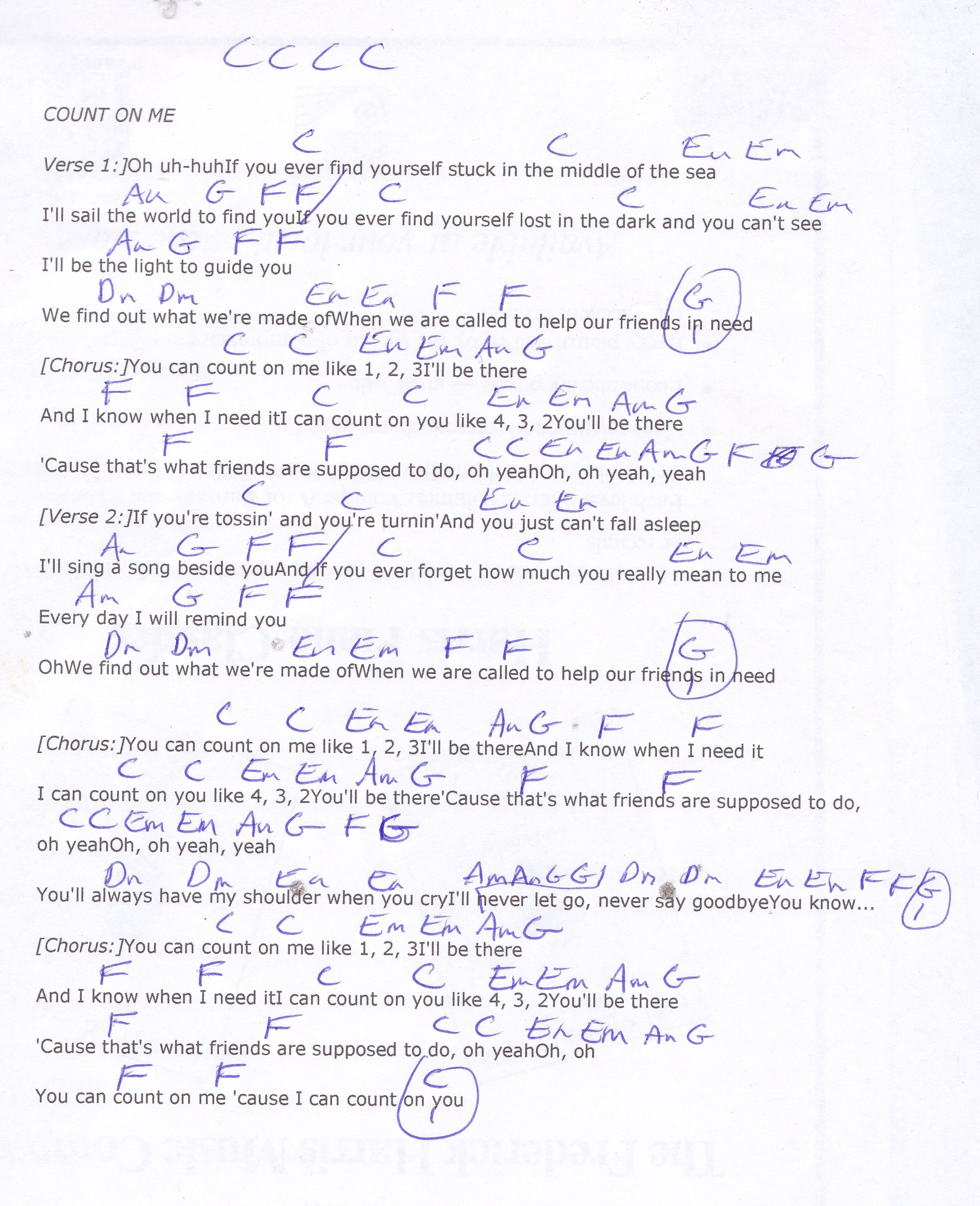 Detail Chord Gitar Count On Me Nomer 15