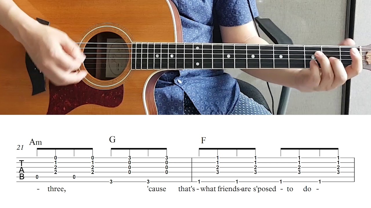 Detail Chord Gitar Count On Me Nomer 19