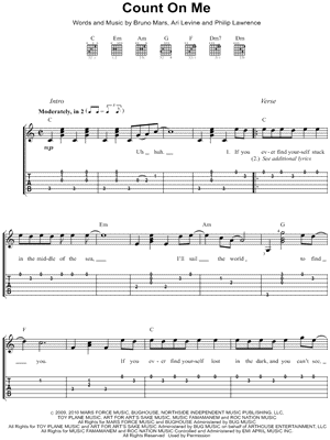 Detail Chord Gitar Count On Me Nomer 24