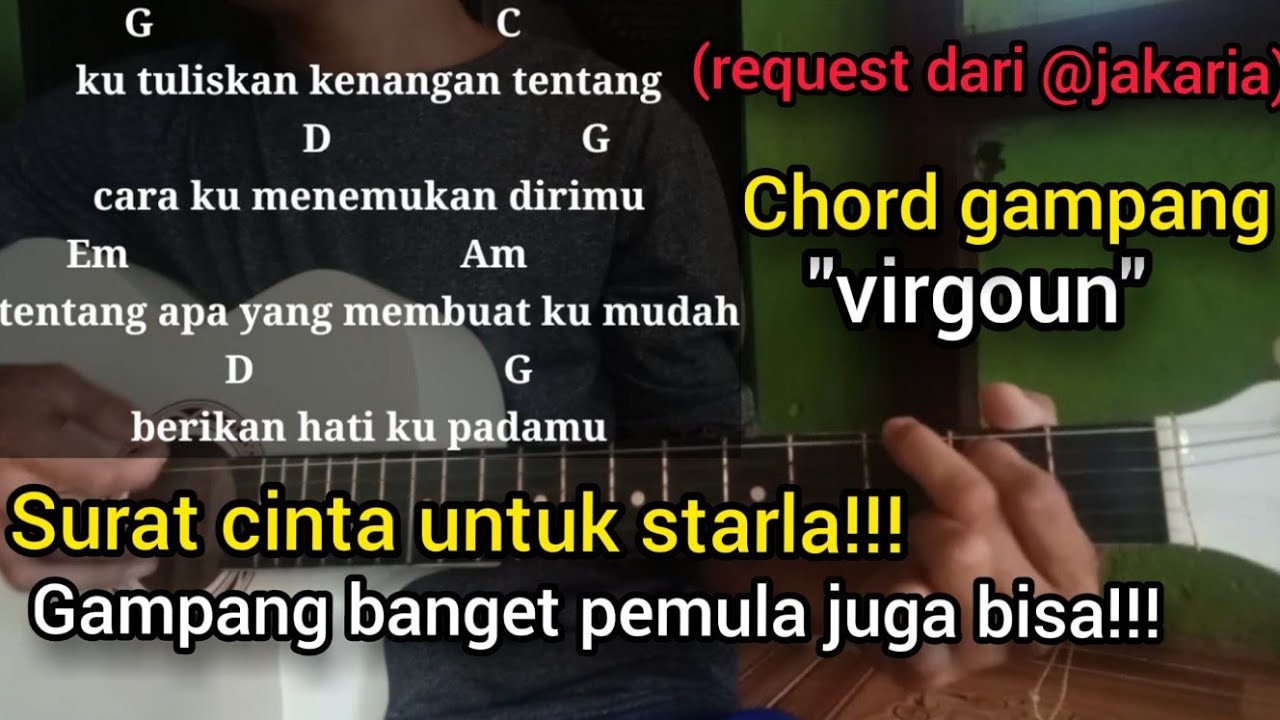 Detail Chord Gitar Surat Cinta Starla Nomer 45