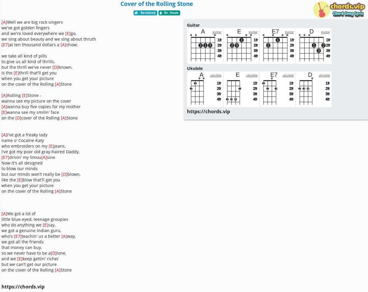 Detail Chord Like A Stone Nomer 46