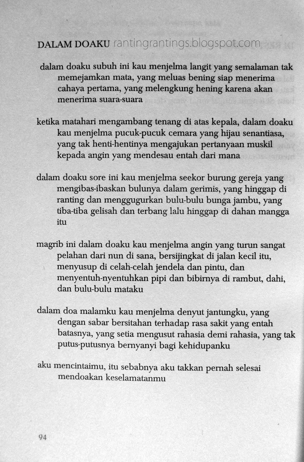 Detail Chord Musikalisasi Puisi Dalam Doaku Nomer 3