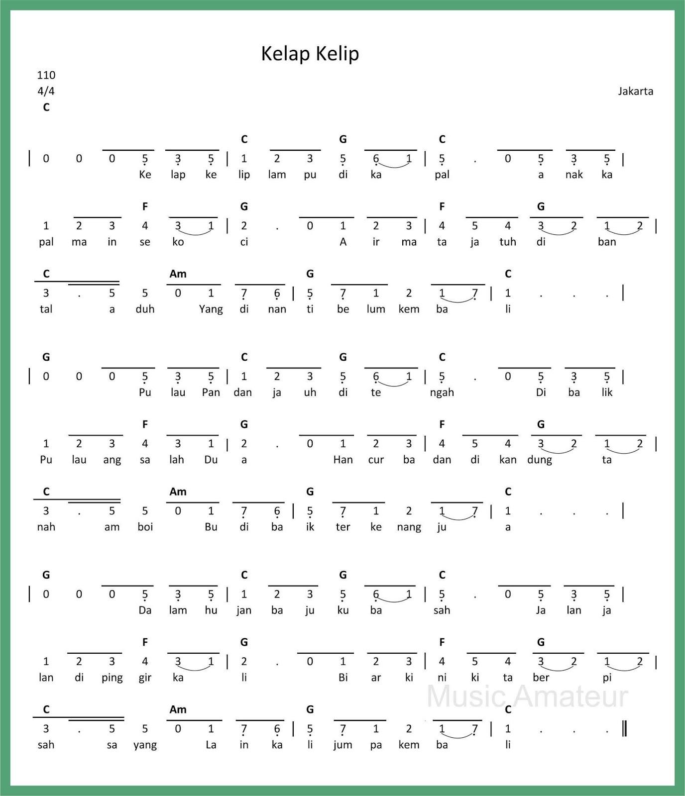 Detail Chord Ondel Ondel Nomer 7