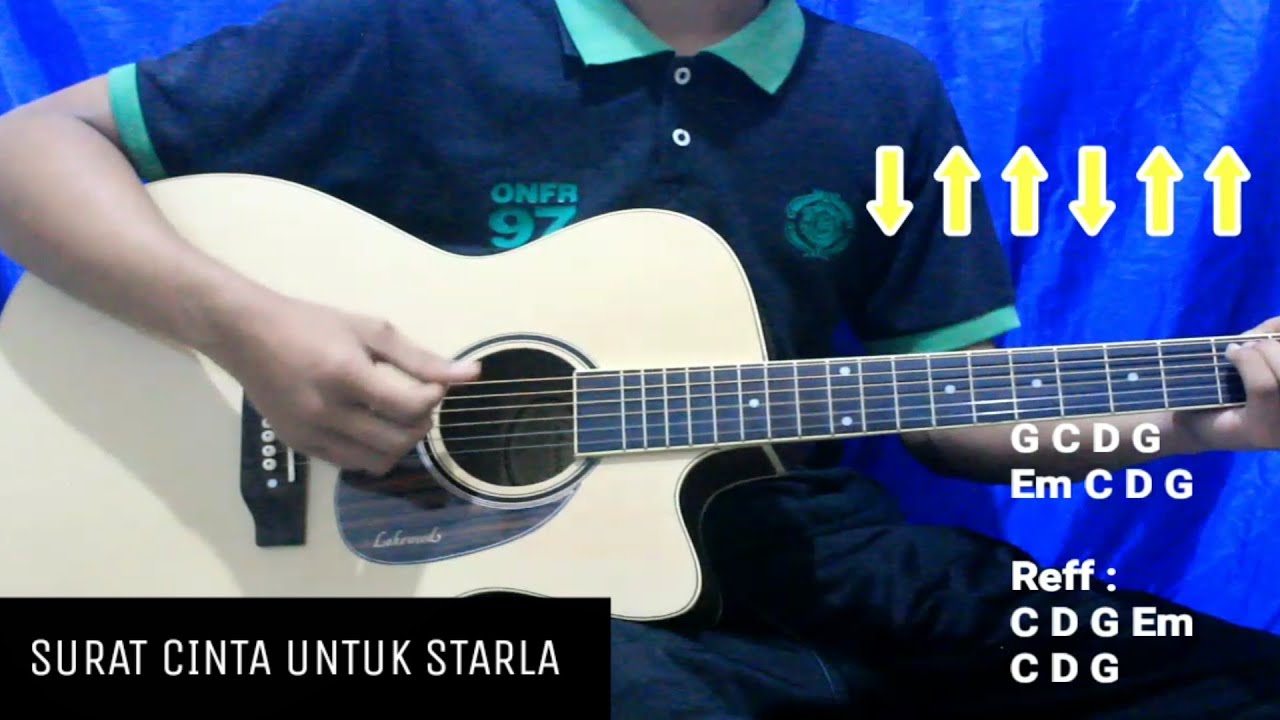 Detail Chord Starla Surat Cinta Nomer 44