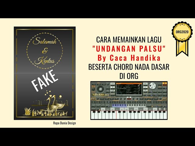 Detail Chord Undangan Palsu Nomer 8