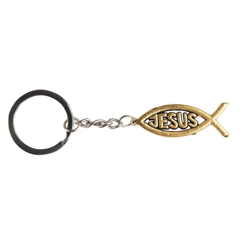 Detail Christian Fish Keychain Nomer 24