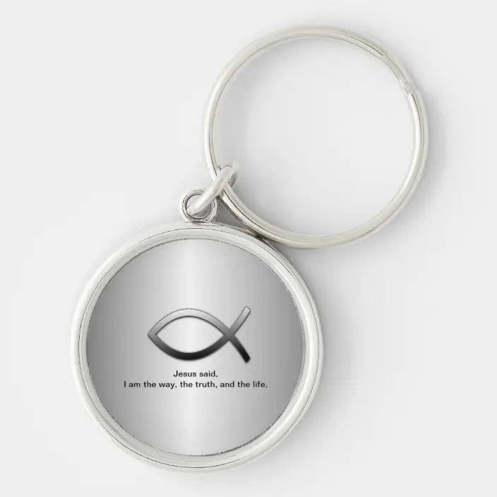 Detail Christian Fish Keychain Nomer 28
