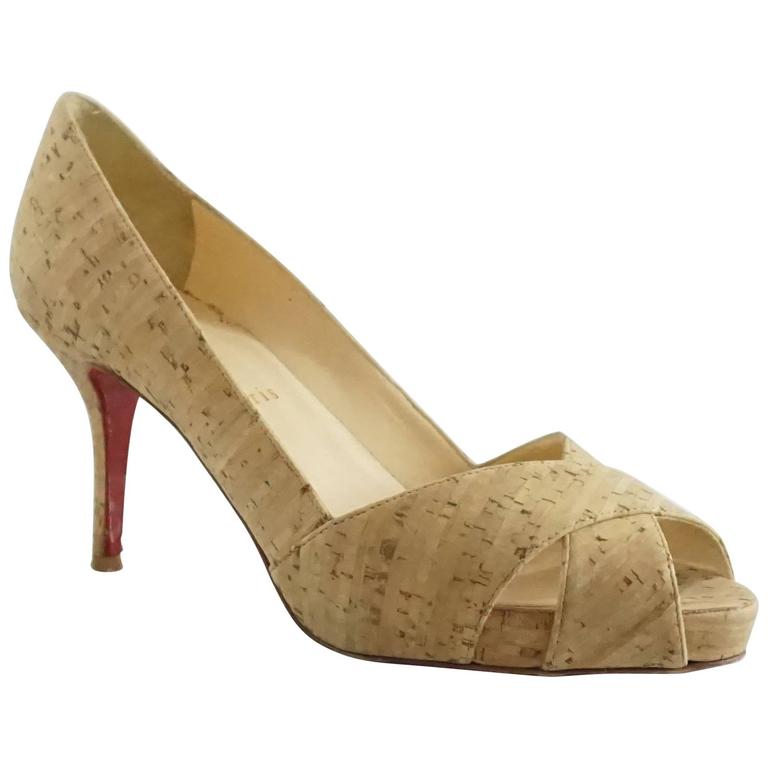 Detail Christian Louboutin Cork Shoes Nomer 9