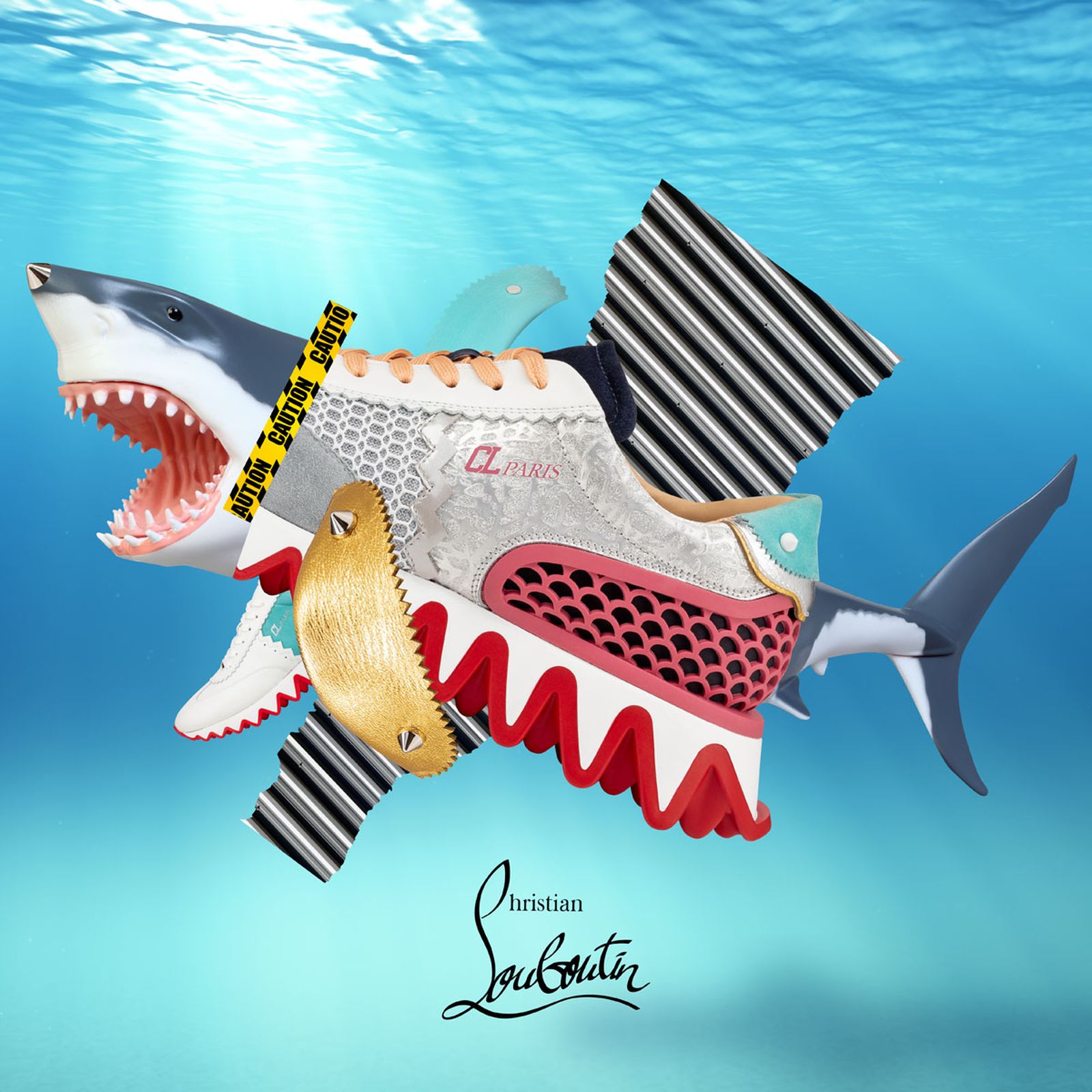 Detail Christian Louboutin Shark Nomer 35