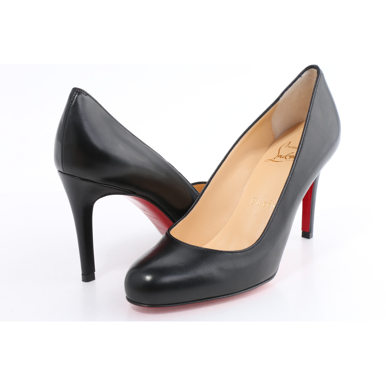 Detail Christian Louboutin Simple Pump Black Nomer 3