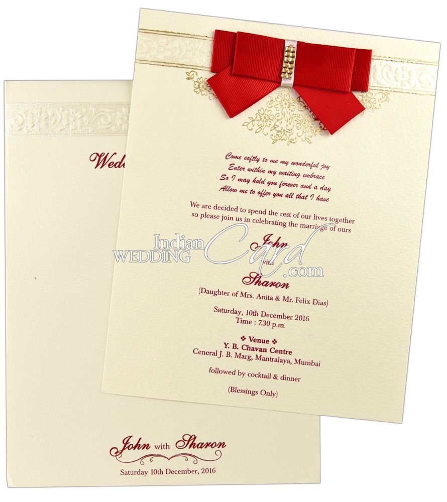 Detail Christian Wedding Invitation Card Quotes Nomer 22