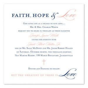 Detail Christian Wedding Invitation Card Quotes Nomer 57