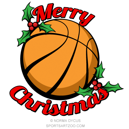 Detail Christmas Basketball Clipart Nomer 1