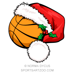 Detail Christmas Basketball Clipart Nomer 2