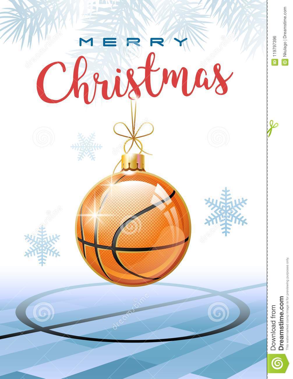 Detail Christmas Basketball Clipart Nomer 16