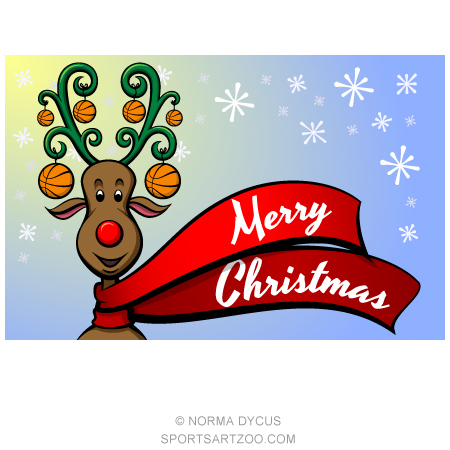 Detail Christmas Basketball Clipart Nomer 33