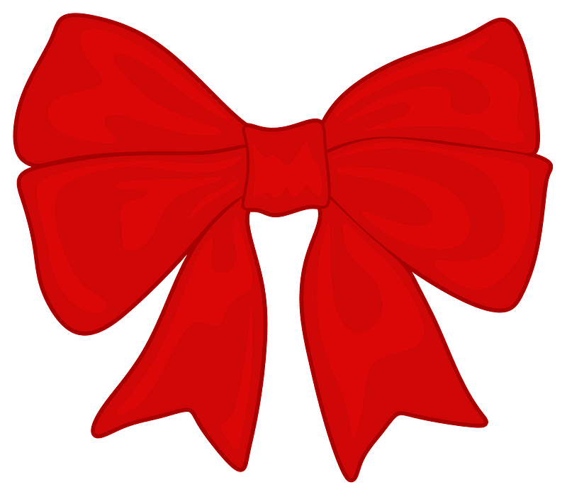 Detail Christmas Bow Clip Art Free Nomer 21