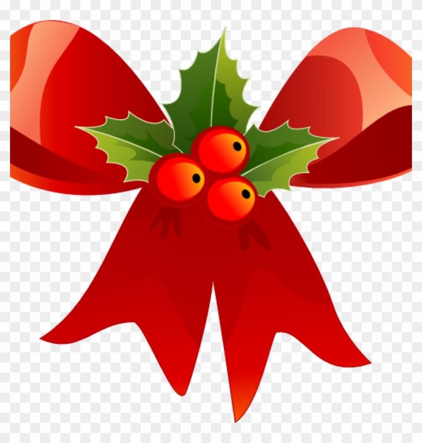 Detail Christmas Bow Clip Art Free Nomer 28