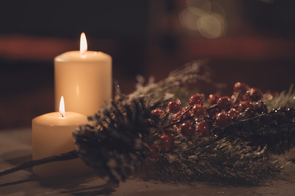 Download Christmas Candle Background Nomer 21