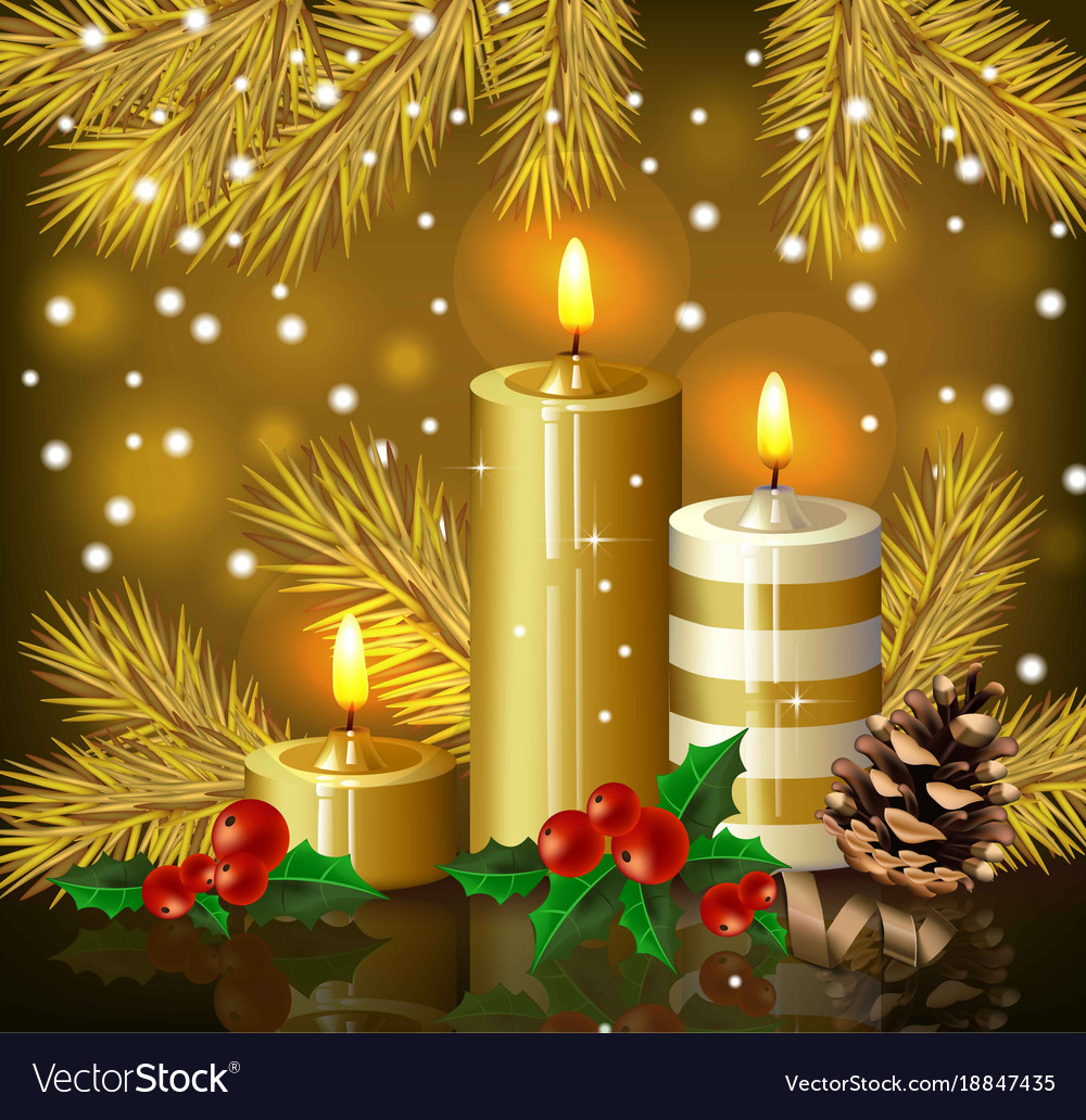Detail Christmas Candle Background Nomer 52