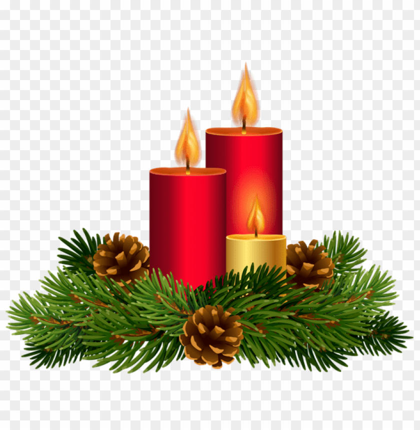 Detail Christmas Candle Png Nomer 2