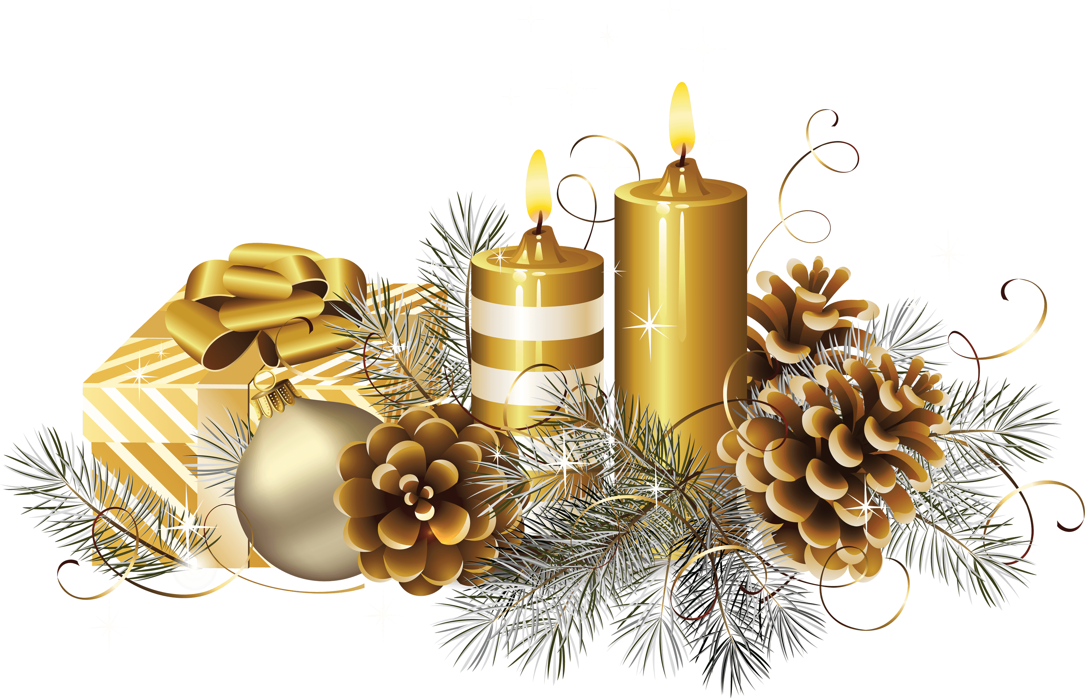 Detail Christmas Candle Png Nomer 20