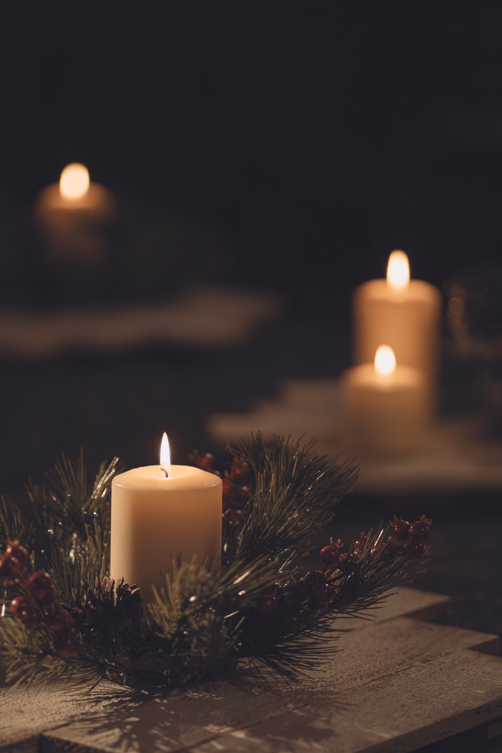 Christmas Candle Wallpaper - KibrisPDR