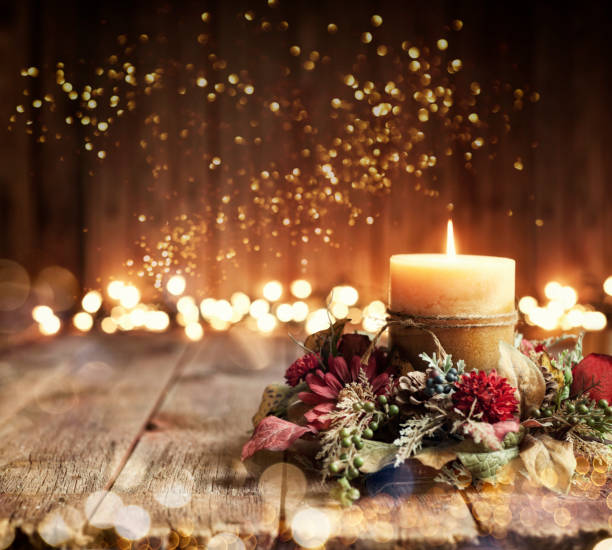 Detail Christmas Candle Wallpaper Nomer 21