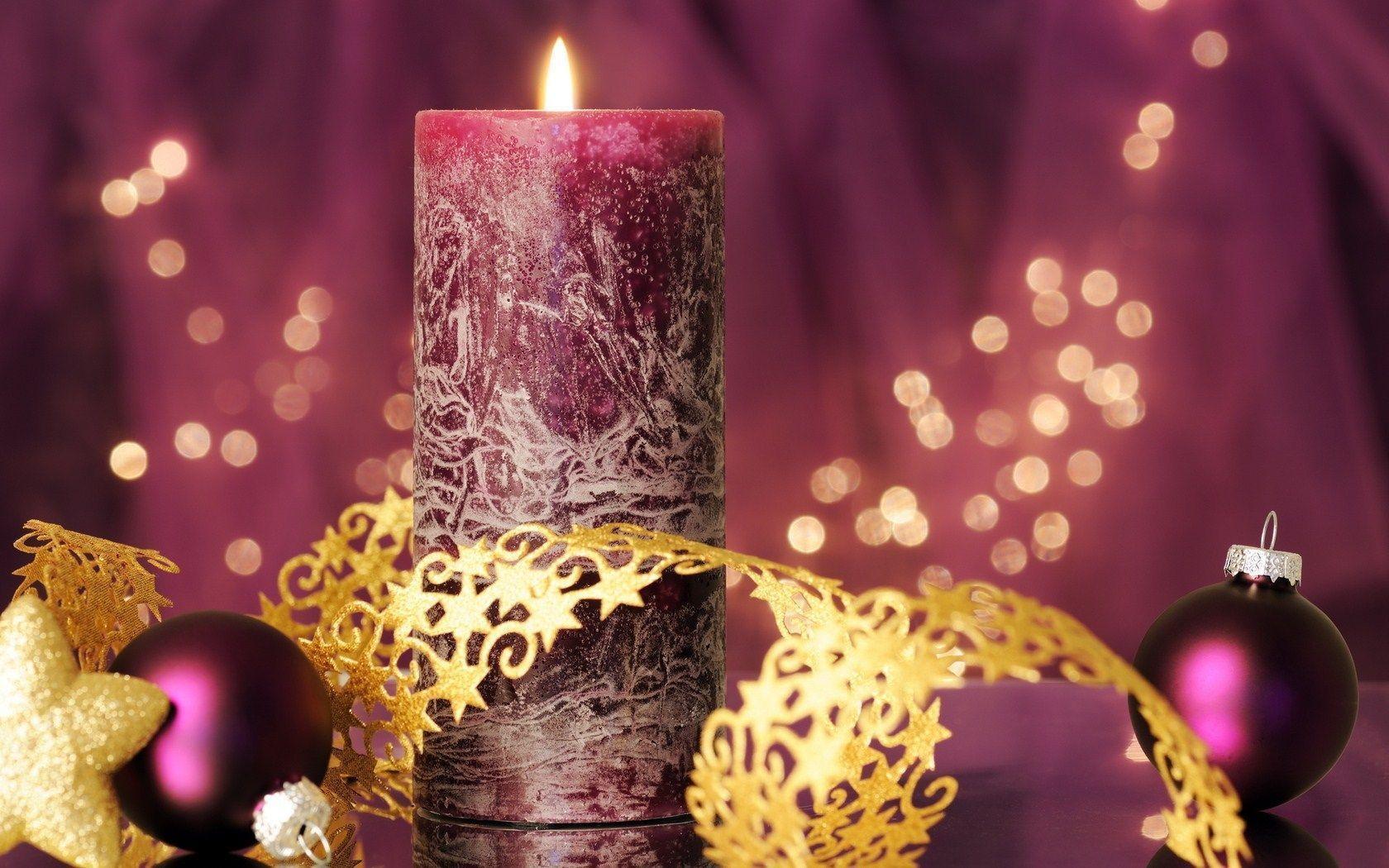 Detail Christmas Candle Wallpaper Nomer 34