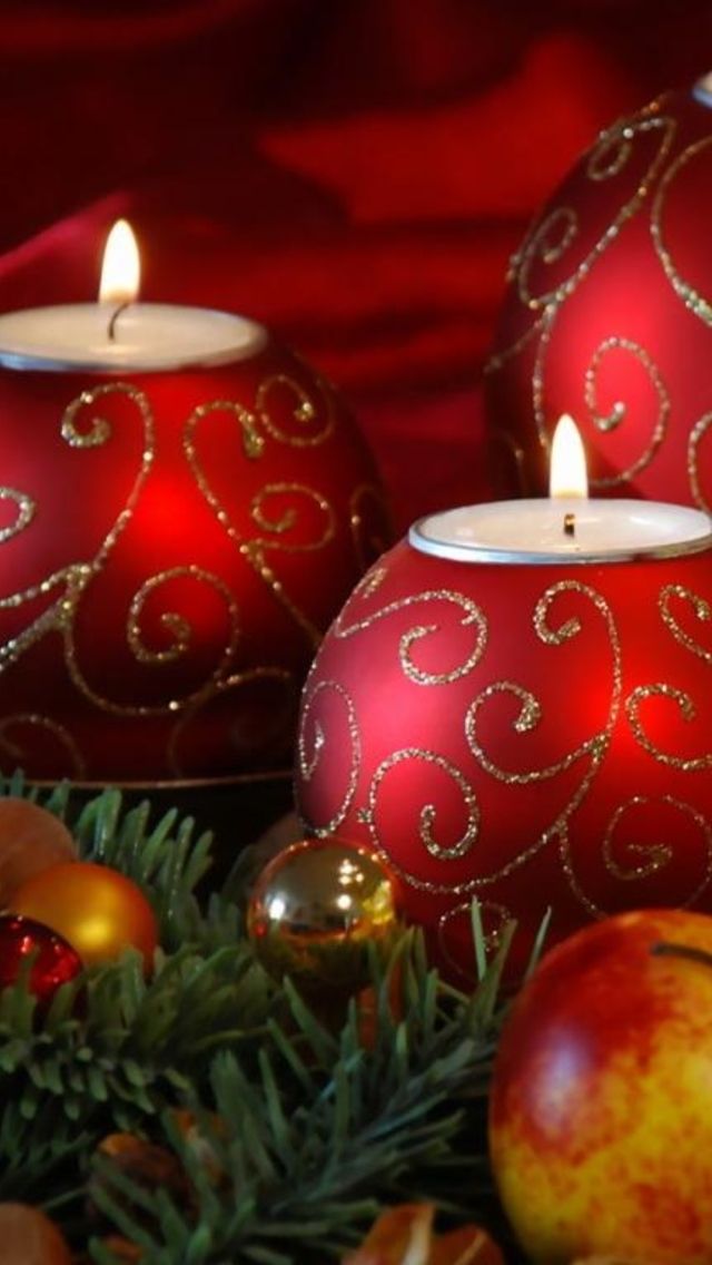 Detail Christmas Candle Wallpaper Nomer 36