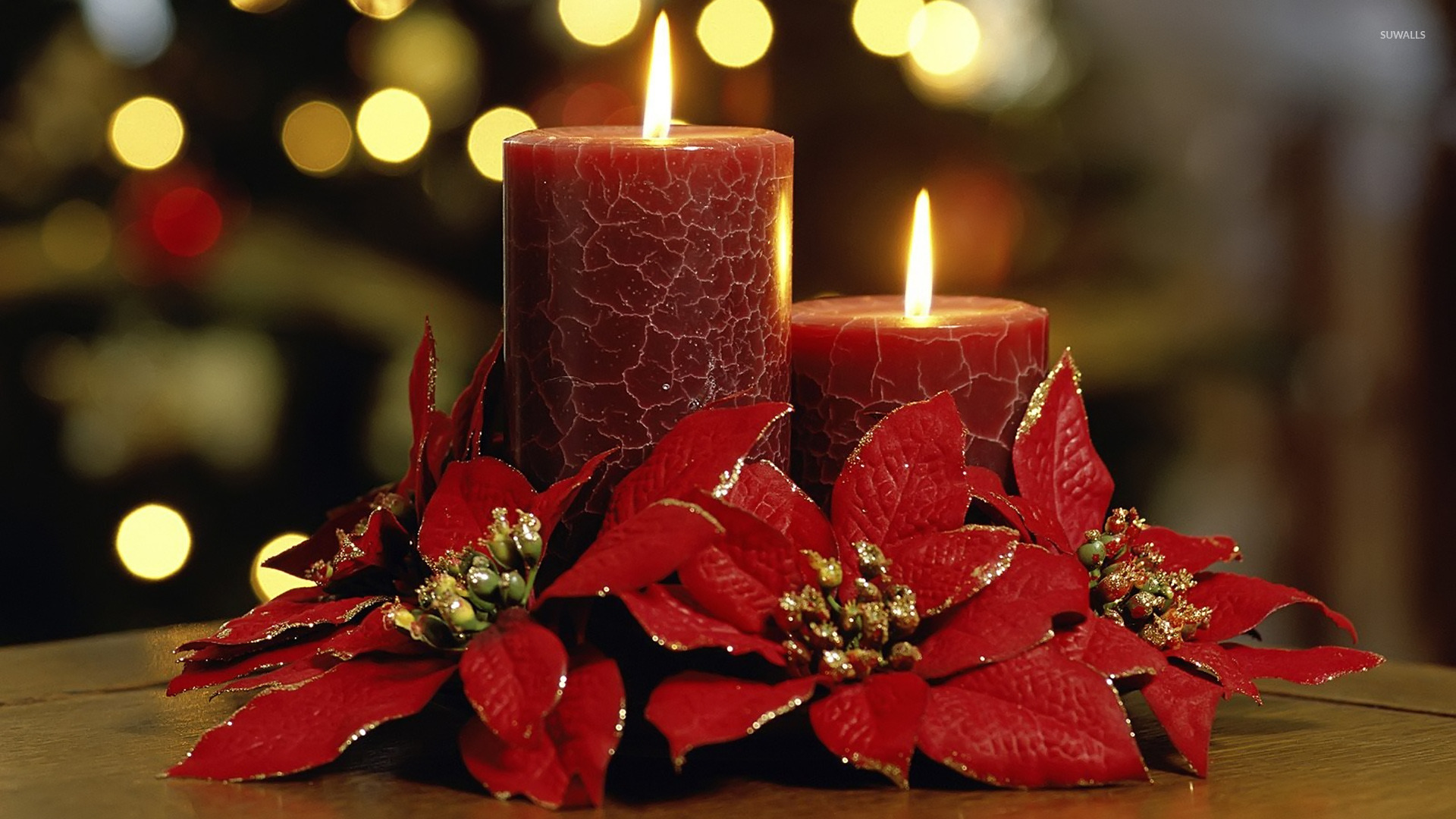 Detail Christmas Candle Wallpaper Nomer 5