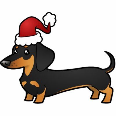 Detail Christmas Dachshund Clipart Nomer 16