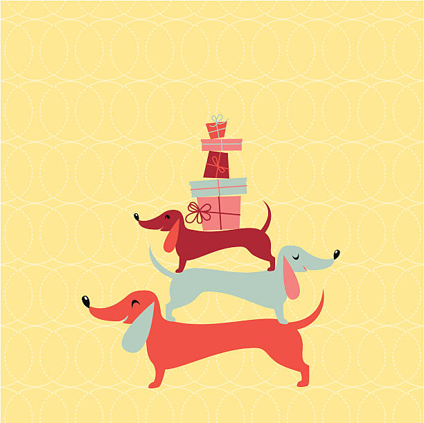 Detail Christmas Dachshund Clipart Nomer 41