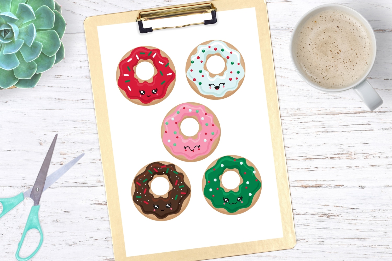 Detail Christmas Donut Clipart Nomer 31