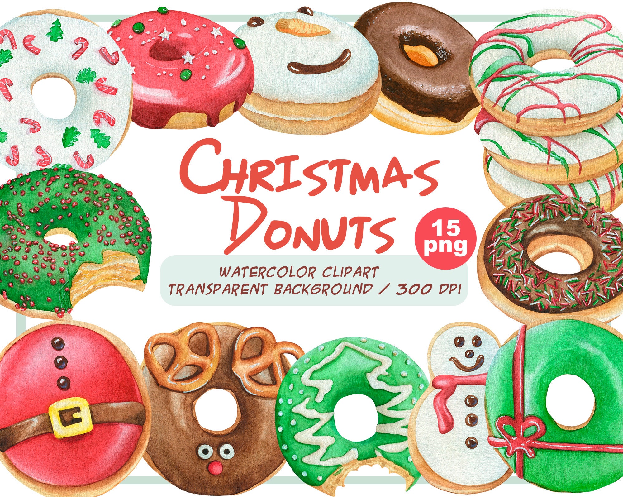 Detail Christmas Donut Clipart Nomer 34