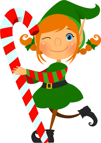 Detail Christmas Elf Clipart Nomer 11