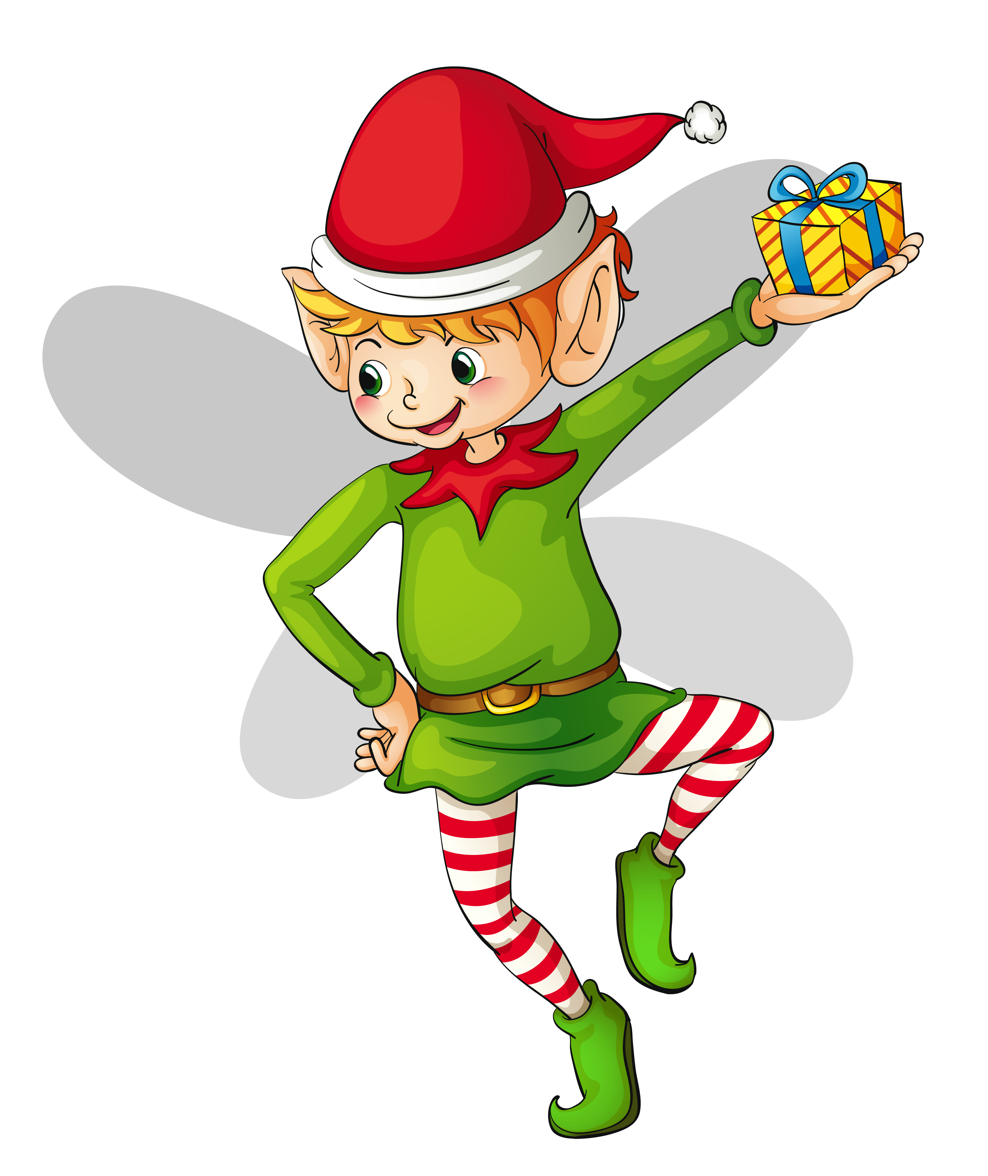 Detail Christmas Elf Clipart Nomer 19