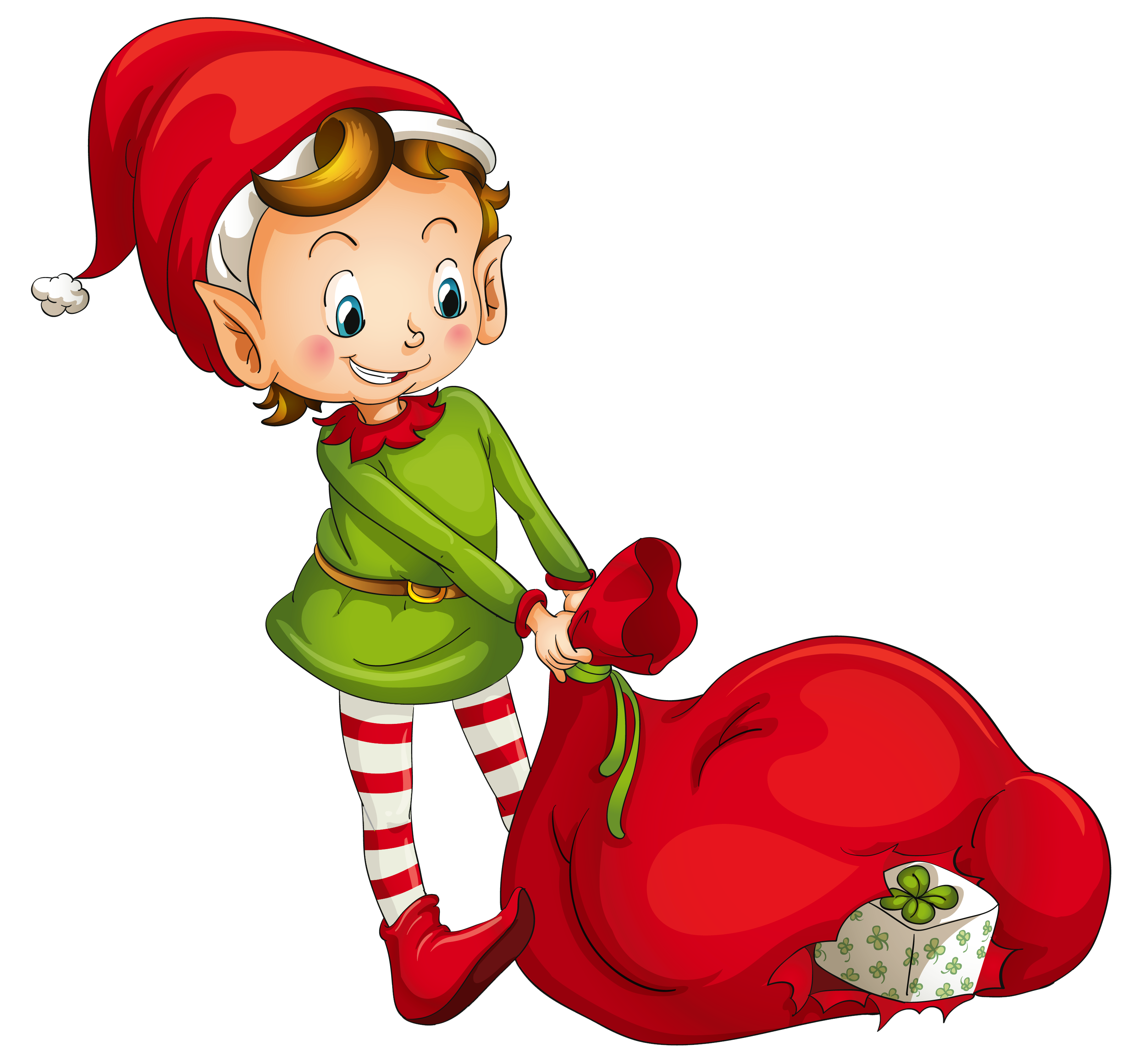 Detail Christmas Elf Clipart Nomer 20