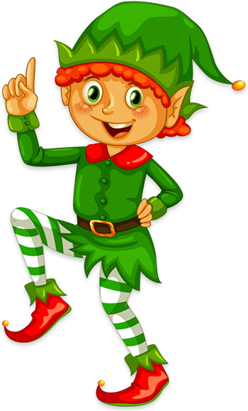 Detail Christmas Elf Clipart Nomer 37