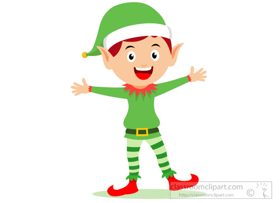 Detail Christmas Elf Clipart Nomer 40