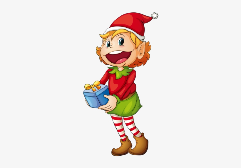 Detail Christmas Elf Clipart Nomer 49