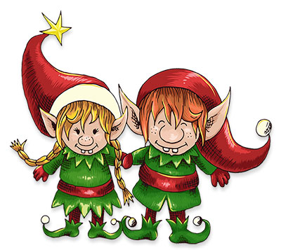 Detail Christmas Elf Clipart Nomer 51