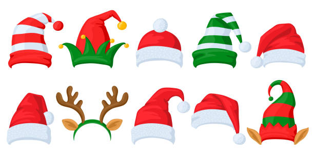 Detail Christmas Elf Hat Clipart Nomer 39