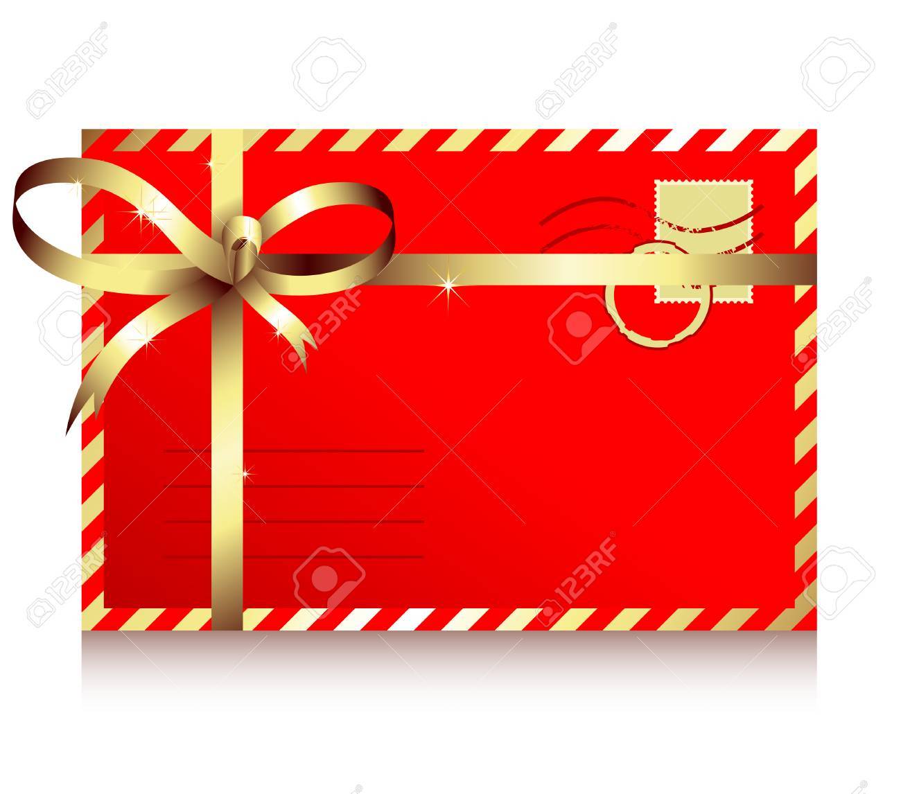 Detail Christmas Envelope Clipart Nomer 3