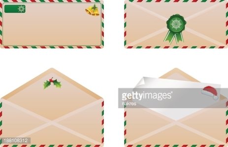 Detail Christmas Envelope Clipart Nomer 26