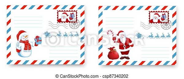 Detail Christmas Envelope Clipart Nomer 31