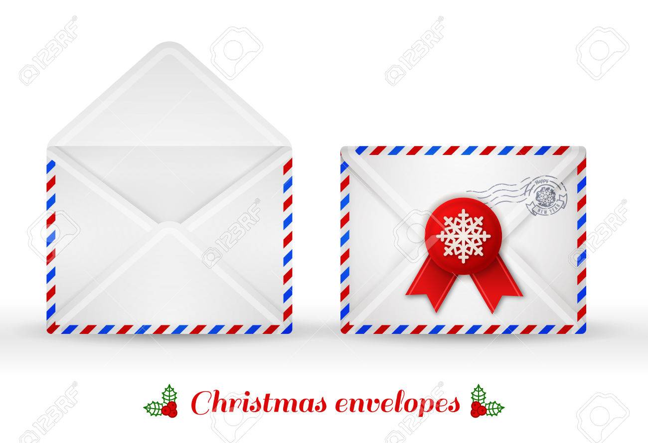 Detail Christmas Envelope Clipart Nomer 45