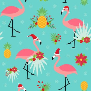 Detail Christmas Flamingo Wallpaper Nomer 2