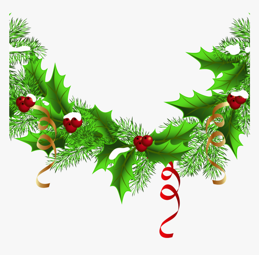 Detail Christmas Garland Clipart Free Nomer 11
