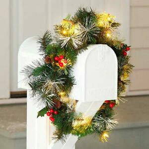 Detail Christmas Garland For Mailbox Nomer 50